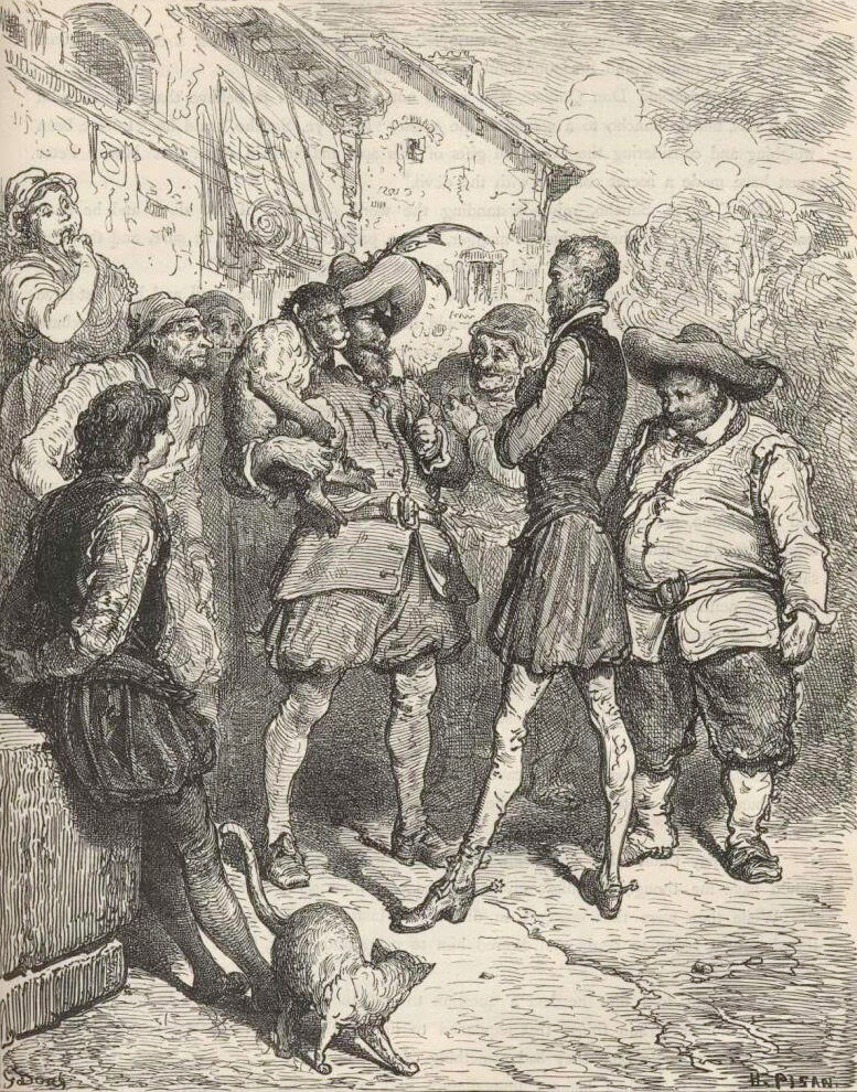 Ил. 1. Г. Доре. Ретабло маэсе Педро. 1863