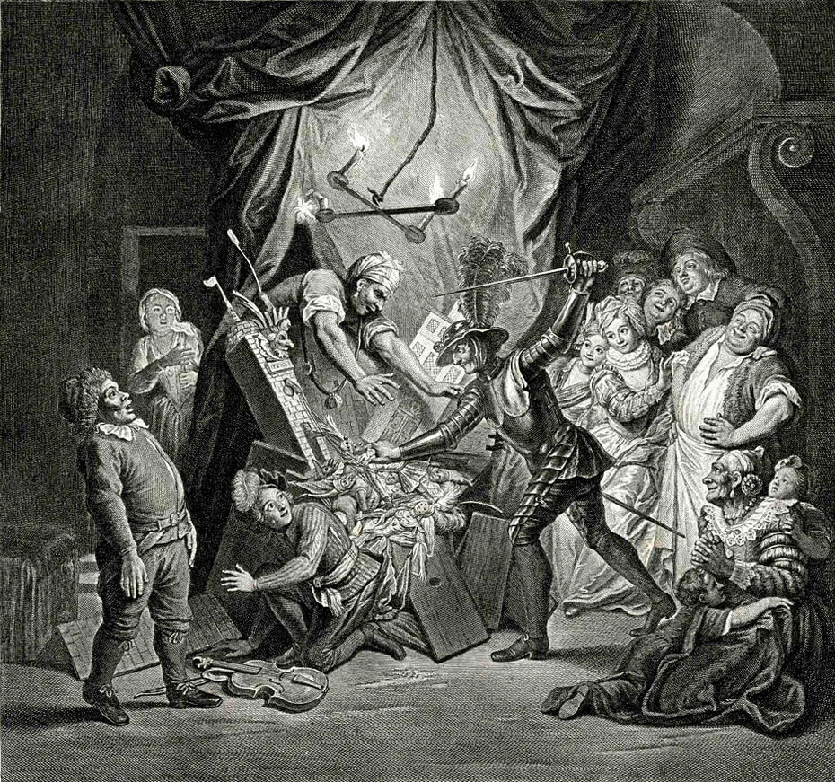 Ил. 2. Ф. де Пойли. Ретабло маэсе Педро. 1724