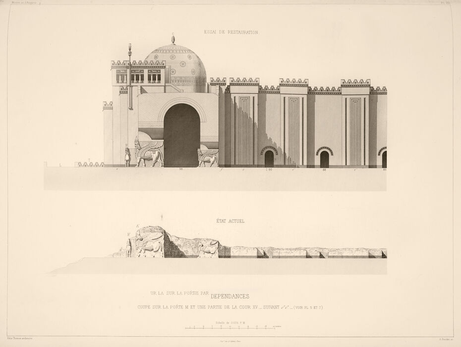 Ил. 4. Феликс Тома. Реконструкция архитектуры дворца. 1867
