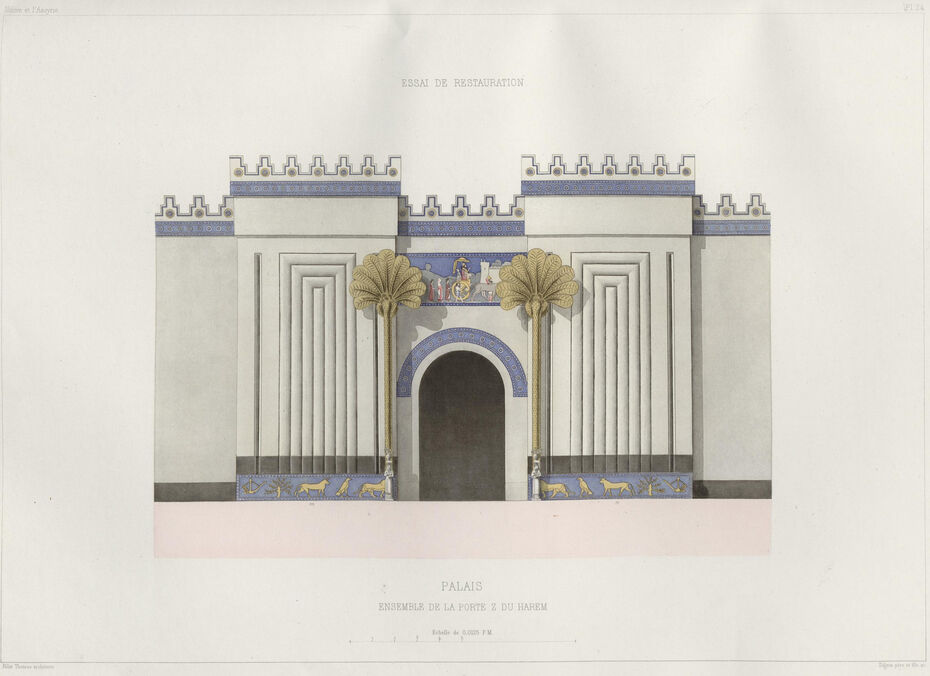 Ил. 8. Феликс Тома. Реконструкция ворот. 1867