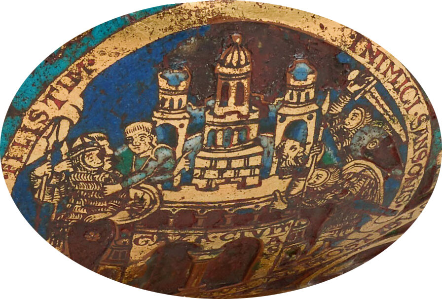 Ил. 11. Дарохранительница. Ок. 1160–1170. Малмесбери. Библиотека и музей Моргана, Нью-Йорк