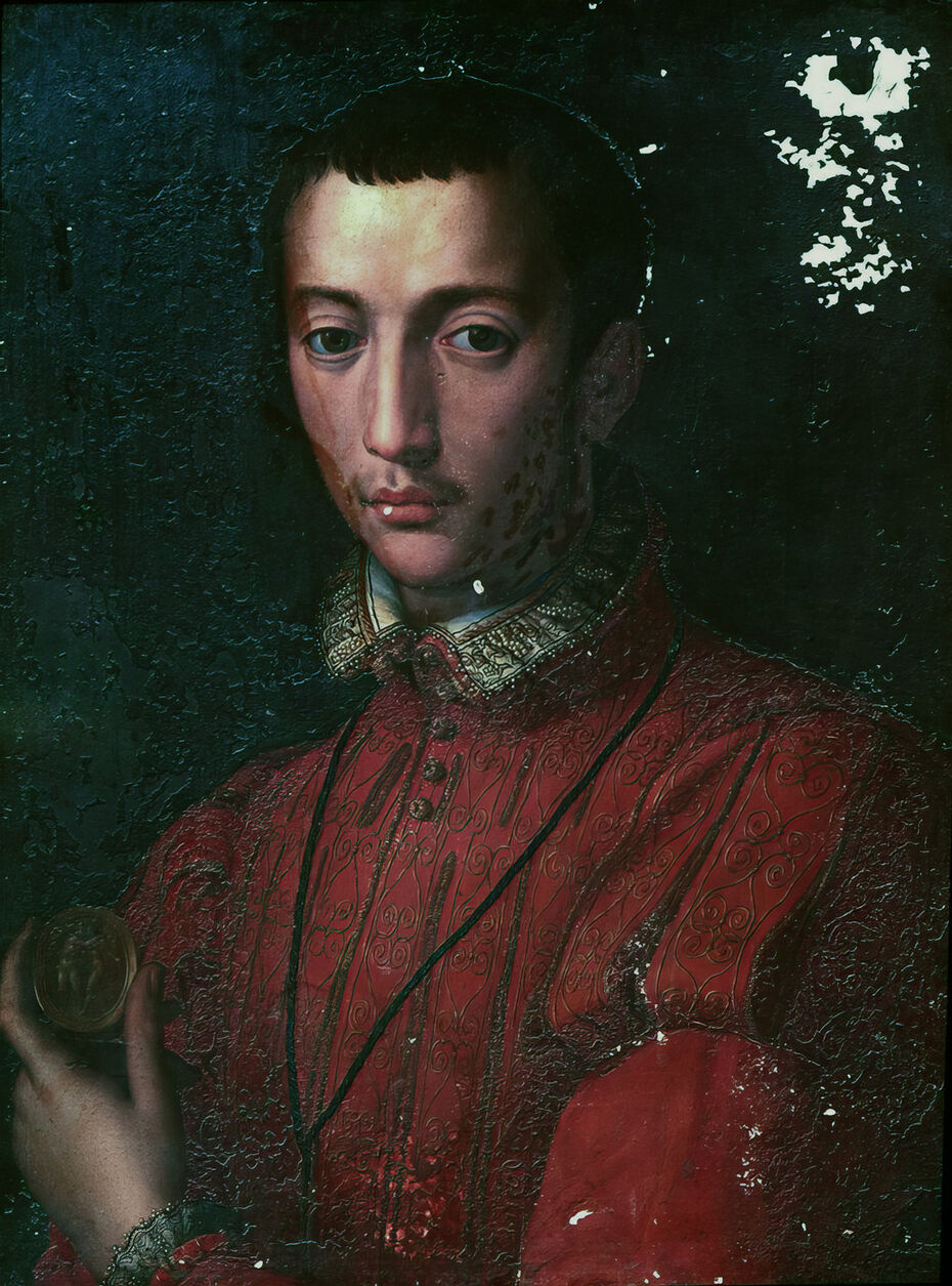 Ил. 4. Алессандро Аллори. Портрет Франческо Медичи. До 1562. Дерево, масло. 65 × 82,7. Галерея Уффици, Флоренция