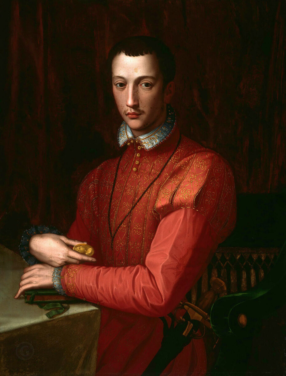 Ил. 3. Алессандро Аллори. Портрет Франческо Медичи. Ок. 1560. Дерево, масло. 97,9 × 76,4. Художественный институт, Чикаго