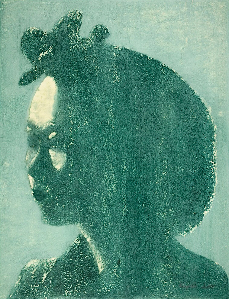 Ил. 13. Сайто Киёси. Профиль. 1948. Цветная ксилография. 50,8 × 39,4. Чикагский институт искусств