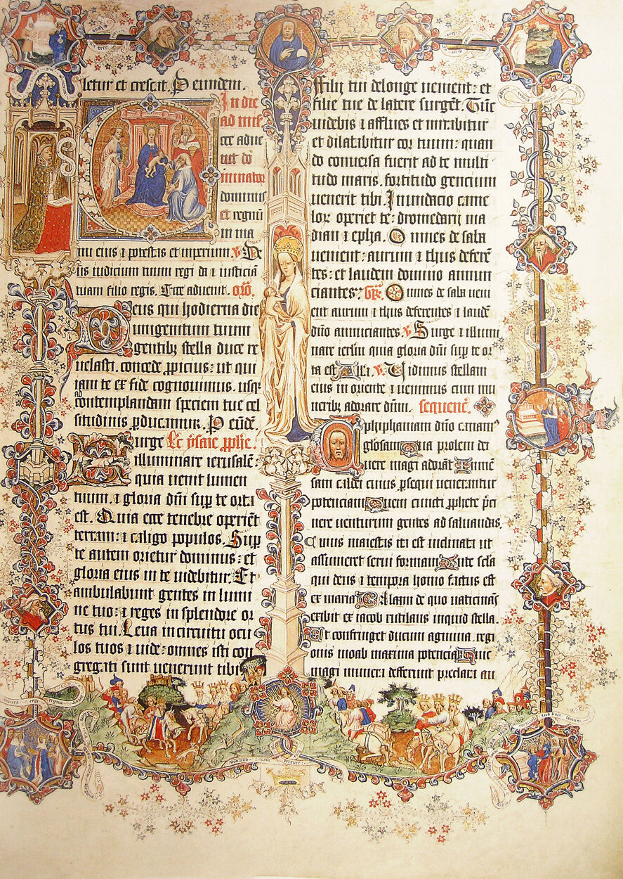 Ил. 26. Шерборнский миссал. 1399–1407. Пергамен. 53,5 × 38. Англия. Британская библиотека, Лондон